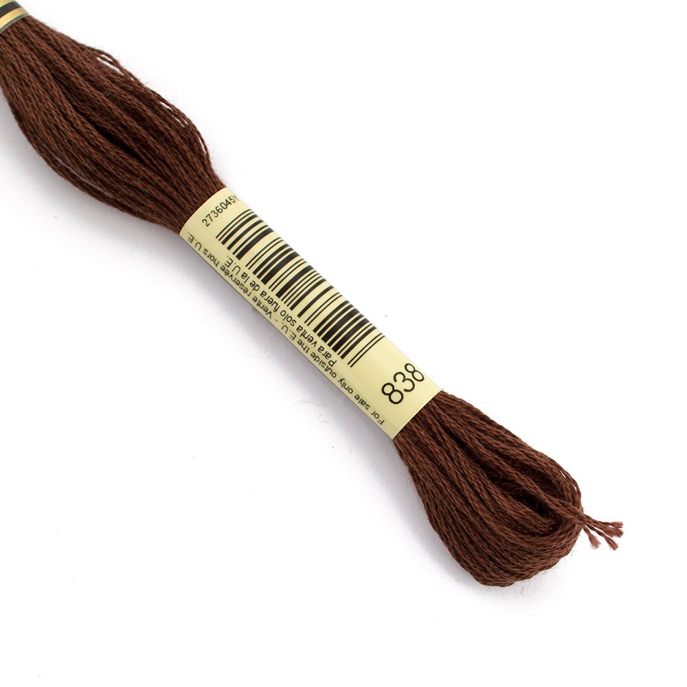 DMC, Embroidery Floss, 6 Strand, Very Dark Beige Brown